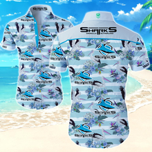 Load image into Gallery viewer, Cronulla-Sutherland Sharks NRL Hawaiian Shirt