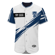 Load image into Gallery viewer, Geelong Football Club AFL Australian Football League Baseball Jersey Shirt Print Full 3D