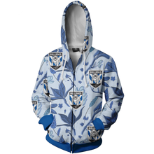 Load image into Gallery viewer, Bulldogs RLFC NRL Zip Hoodie Jacket