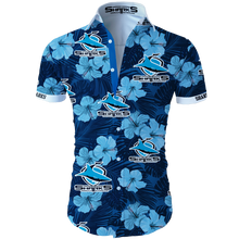 Load image into Gallery viewer, Cronulla-Sutherland Sharks NRL Hawaiian Shirt