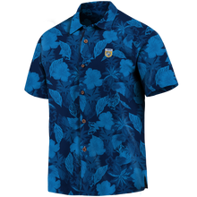 Load image into Gallery viewer, Claremont Football Club AFL Australian Football League Tommy Bahama Big &amp; Tall Fuego Floral Button-Up Shirt – Hawaiian Shirt