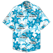 Load image into Gallery viewer, Cronulla-Sutherland Sharks NRL National Rugby League Balenciaga Norm Fit Hawaiian Shirt