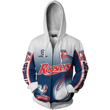 Load image into Gallery viewer, Sydney Roosters NRL Zip Hoodie Jacket