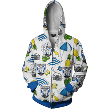 Load image into Gallery viewer, Bulldogs RLFC NRL Zip Hoodie Jacket