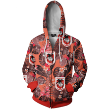 Load image into Gallery viewer, St. George Illawarra Dragons NRL Zip Hoodie Jacket