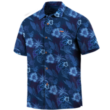 Load image into Gallery viewer, Adelaide Football Club AFL Australian Football League Tommy Bahama Big &amp; Tall Fuego Floral Button-Up Shirt – Hawaiian Shirt Sport