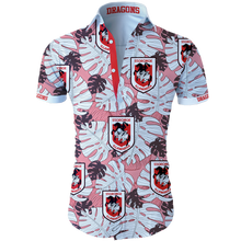 Load image into Gallery viewer, St. George Illawarra Dragons NRL National Rugby League Trendy Sport Hawaiian Shirt