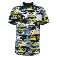 Load image into Gallery viewer, North Queensland Cowboys NRL National Rugby League Baseball Jersey T-Shirt Print Full 3D Hawaiian