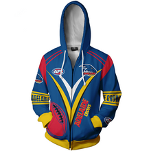 Load image into Gallery viewer, Adelaide Football Club AFL Zip Hoodie Jacket