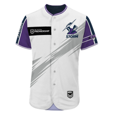 Load image into Gallery viewer, Melbourne Storm NRL National Rugby League Baseball Jersey Shirt Print Full 3D