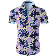 Load image into Gallery viewer, Melbourne Storm NRL National Rugby League Trendy Sport Hawaiian Shirt