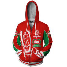 Load image into Gallery viewer, South Sydney Rabbitohs NRL Zip Hoodie Jacket