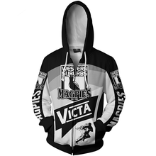 Load image into Gallery viewer, Western Suburbs Magpies NRL Zip Hoodie Jacket
