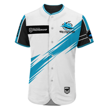 Load image into Gallery viewer, Cronulla-Sutherland Sharks NRL National Rugby League Baseball Jersey Shirt Print Full 3D