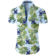 Load image into Gallery viewer, Melbourne Storm NRL National Rugby League Trendy Sport Hawaiian Shirt