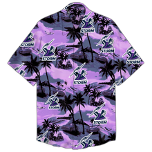 Load image into Gallery viewer, Melbourne Storm NRL National Rugby League Balenciaga Norm Fit Hawaiian Shirt