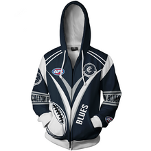 Load image into Gallery viewer, Carlton Football Club AFL Zip Hoodie Jacket