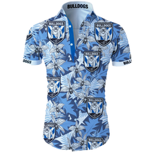 Load image into Gallery viewer, Canterbury-Bankstown Bulldogs NRL Hawaiian Shirt