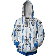 Load image into Gallery viewer, Bulldogs RLFC NRL Zip Hoodie Jacket