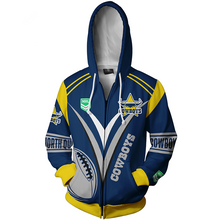 Load image into Gallery viewer, North Queensland Cowboys NRL Zip Hoodie Jacket