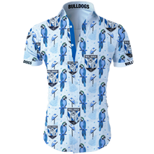 Load image into Gallery viewer, Canterbury-Bankstown Bulldogs NRL Hawaiian Shirt