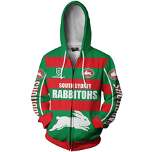 Load image into Gallery viewer, South Sydney Rabbitohs NRL Zip Hoodie Jacket