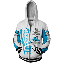 Load image into Gallery viewer, Cronulla-Sutherland Sharks NRL Zip Hoodie Jacket