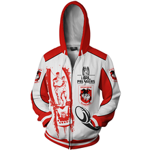 Load image into Gallery viewer, St. George Illawarra Dragons NRL Zip Hoodie Jacket