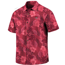 Load image into Gallery viewer, Essendon Football Club AFL Australian Football League Tommy Bahama Big &amp; Tall Fuego Floral Button-Up Shirt – Hawaiian Shirt Sport