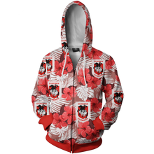 Load image into Gallery viewer, St. George Illawarra Dragons NRL Zip Hoodie Jacket