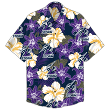 Load image into Gallery viewer, Melbourne Storm NRL National Rugby League Balenciaga Norm Fit Hawaiian Shirt