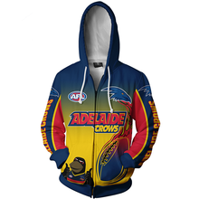 Load image into Gallery viewer, Adelaide Football Club AFL Zip Hoodie Jacket