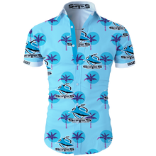 Load image into Gallery viewer, Cronulla-Sutherland Sharks NRL National Rugby League Trendy Sport Hawaiian Shirt