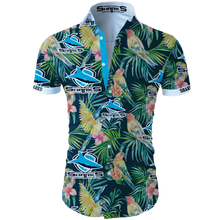 Load image into Gallery viewer, Cronulla-Sutherland Sharks NRL Hawaiian Shirt