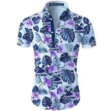 Load image into Gallery viewer, Melbourne Storm NRL National Rugby League Trendy Sport Hawaiian Shirt