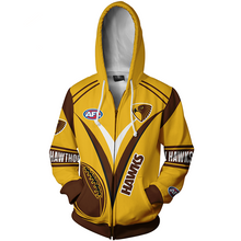 Load image into Gallery viewer, Hawthorn Football Club AFL Zip Hoodie Jacket