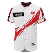 Load image into Gallery viewer, Sydney Swans AFL Australian Football League Baseball Jersey Shirt Print Full 3D