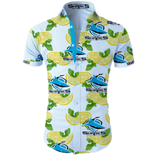 Load image into Gallery viewer, Cronulla-Sutherland Sharks NRL National Rugby League Trendy Sport Hawaiian Shirt