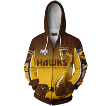 Load image into Gallery viewer, Hawthorn Football Club AFL Zip Hoodie Jacket