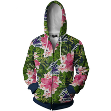 Load image into Gallery viewer, Melbourne Storm NRL Zip Hoodie Jacket