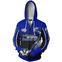 Load image into Gallery viewer, Melbourne University Football Club Football Club AFL Zip Hoodie Jacket