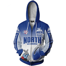 Load image into Gallery viewer, North Melbourne Football Club AFL Zip Hoodie Jacket