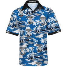 Load image into Gallery viewer, Canterbury-Bankstown Bulldogs NRL National Rugby League Balenciaga Norm Fit Hawaiian Shirt