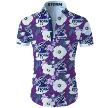 Load image into Gallery viewer, Melbourne Storm NRL Hawaiian Shirt