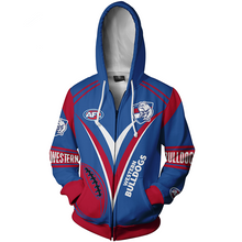 Load image into Gallery viewer, Western Bulldogs AFL Zip Hoodie Jacket