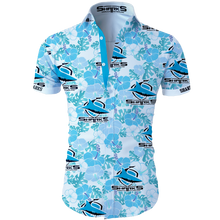 Load image into Gallery viewer, Cronulla-Sutherland Sharks NRL Hawaiian Shirt