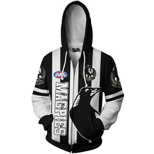 Load image into Gallery viewer, Collingwood Football Club AFL Zip Hoodie Jacket