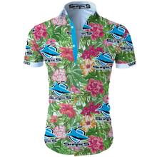 Load image into Gallery viewer, Cronulla-Sutherland Sharks NRL Hawaiian Shirt