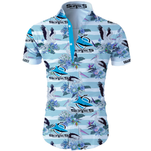 Load image into Gallery viewer, Cronulla-Sutherland Sharks NRL Hawaiian Shirt