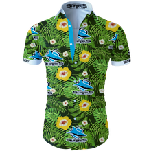Load image into Gallery viewer, Cronulla-Sutherland Sharks NRL National Rugby League Trendy Sport Hawaiian Shirt